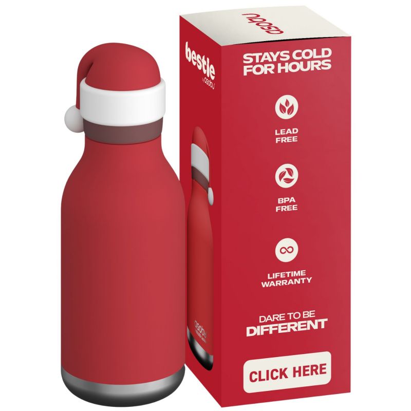 Gourde isotherme Bestie Père Noël (460 ml) Asobu Packaging 7