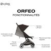 Poussette Ultra Compacte Orfeo 2026 châssis Taupe Chocolate Brown Cybex Produit 3