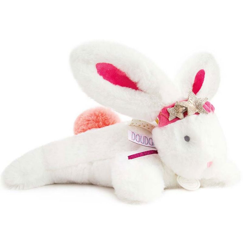 Peluche lapin Tutti Frutti petite étoile (19 cm) Doudou et Compagnie