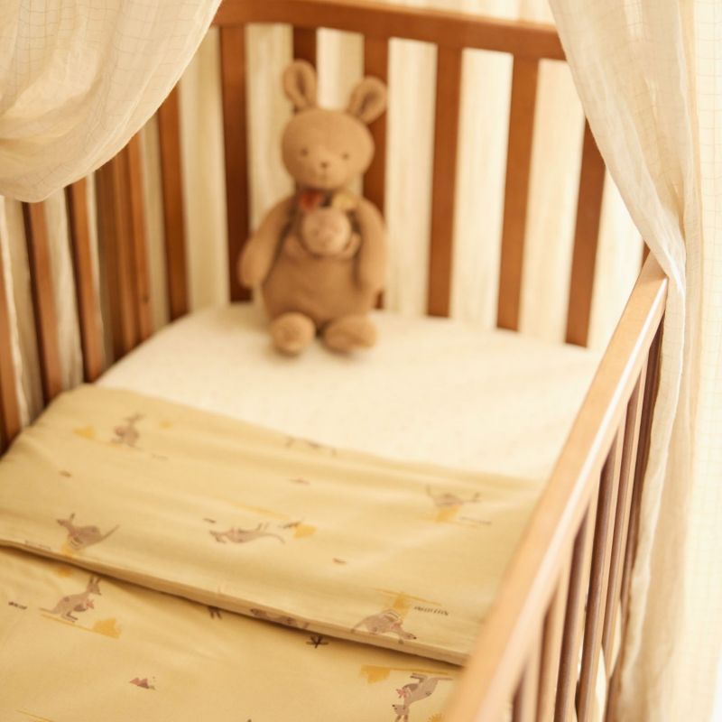 Housse de couette + taie d'oreiller Kangaroots (100 x 140 cm) Jollein Ambiance 2