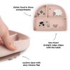 Assiette à compartiments ventouse Tiny farm Rose Done by Deer Produit 3