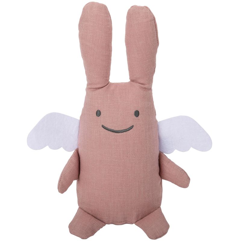 Peluche musicale ange lapin rose (24 cm) Trousselier