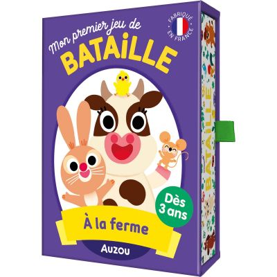 Jeu de cartes Mon premier jeu de bataille - À la ferme  par Auzou Editions