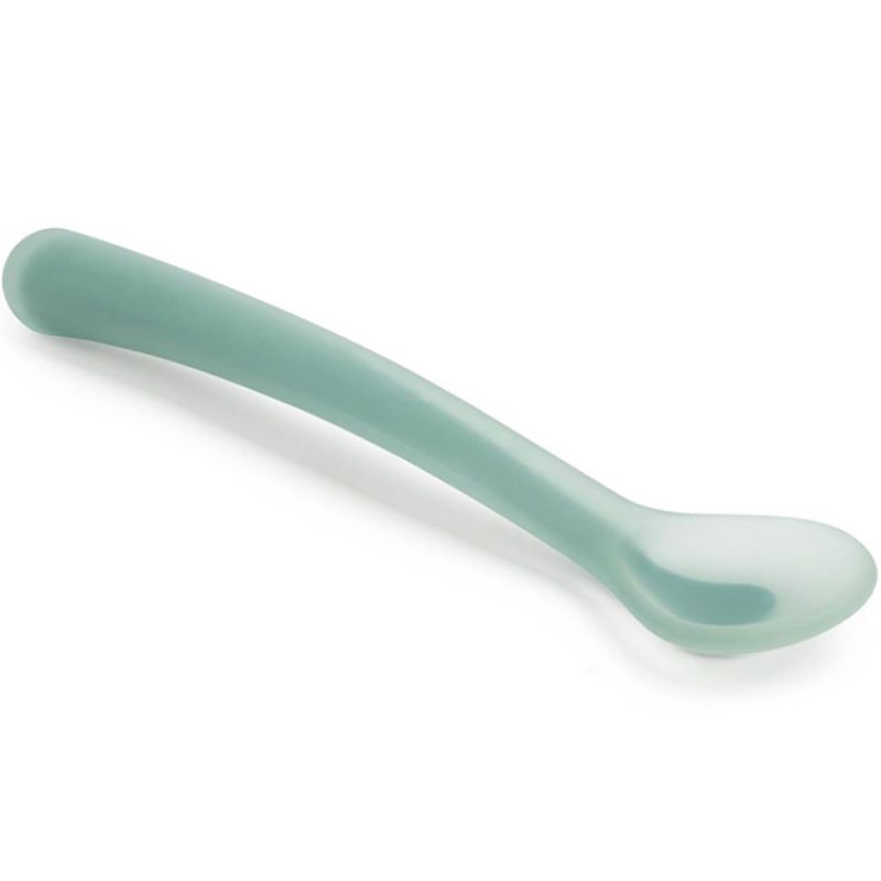 Cuillère souple en silicone 1er âge Hygge Baby vert Suavinex