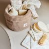 Lot de 3 gants de toilette en gaze de coton Elephant Tales Jollein Ambiance 5