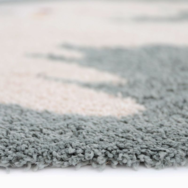 Tapis rond Bohemian Bird Aqua (120 cm) Nattiot Ambiance 4