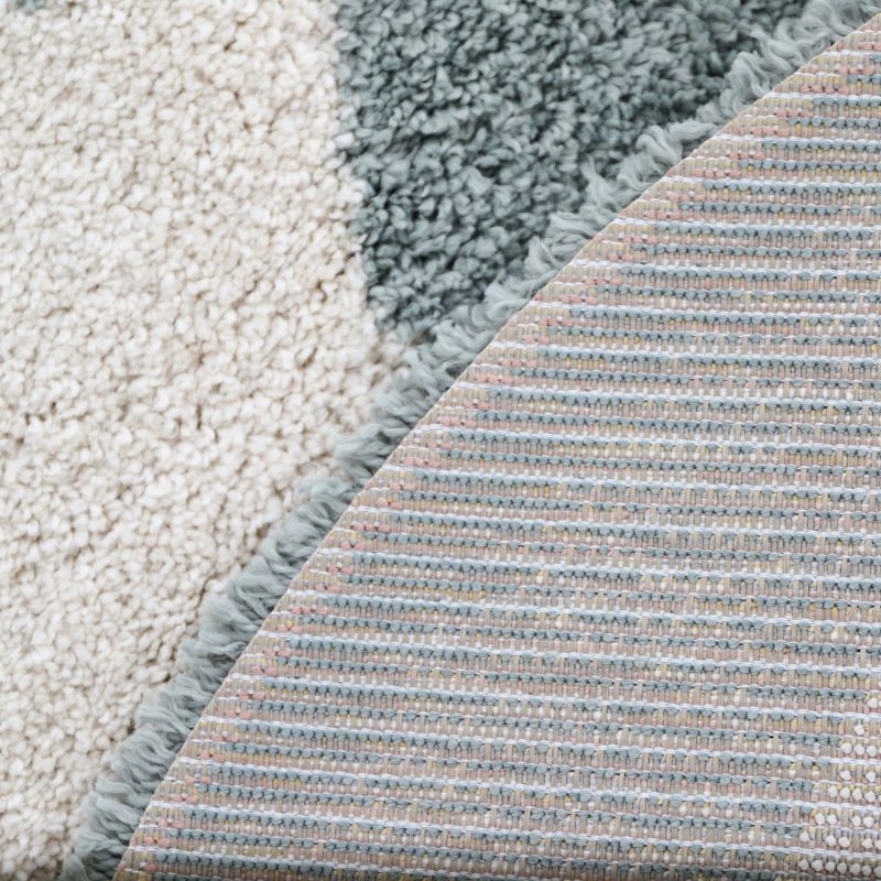 Tapis rond Bohemian Bird Aqua (120 cm) Nattiot Ambiance 6