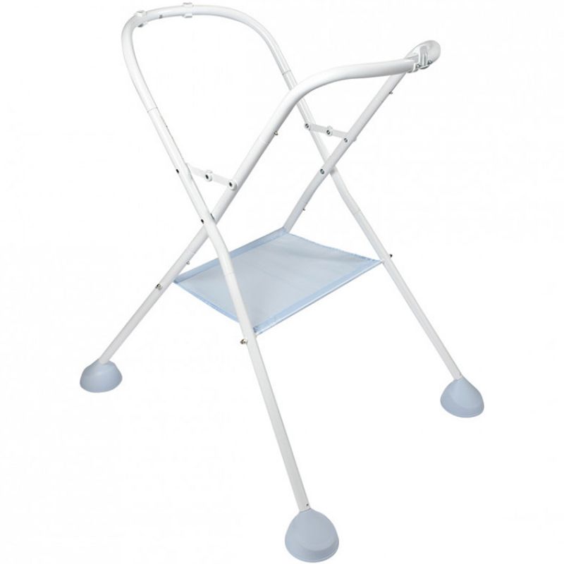 Support de baignoire et plan à langer Camélé'O gris et bleu Béaba