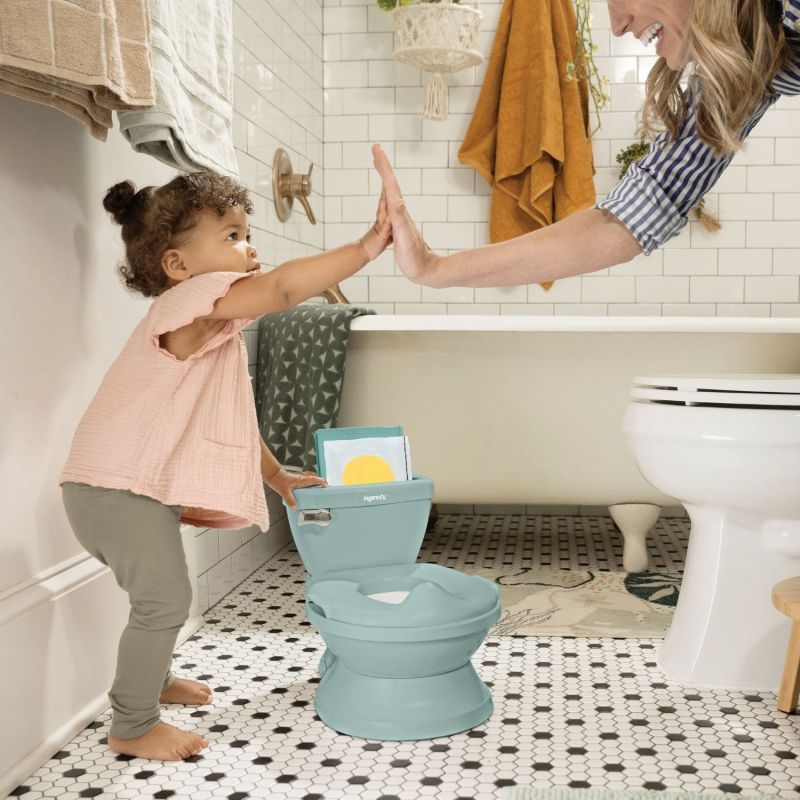 Mini toilette avec réducteur Vert Ingenuity Ambiance 2