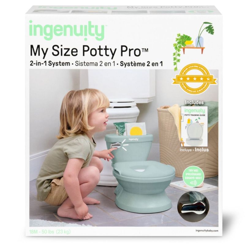 Mini toilette avec réducteur Vert Ingenuity Packaging 7