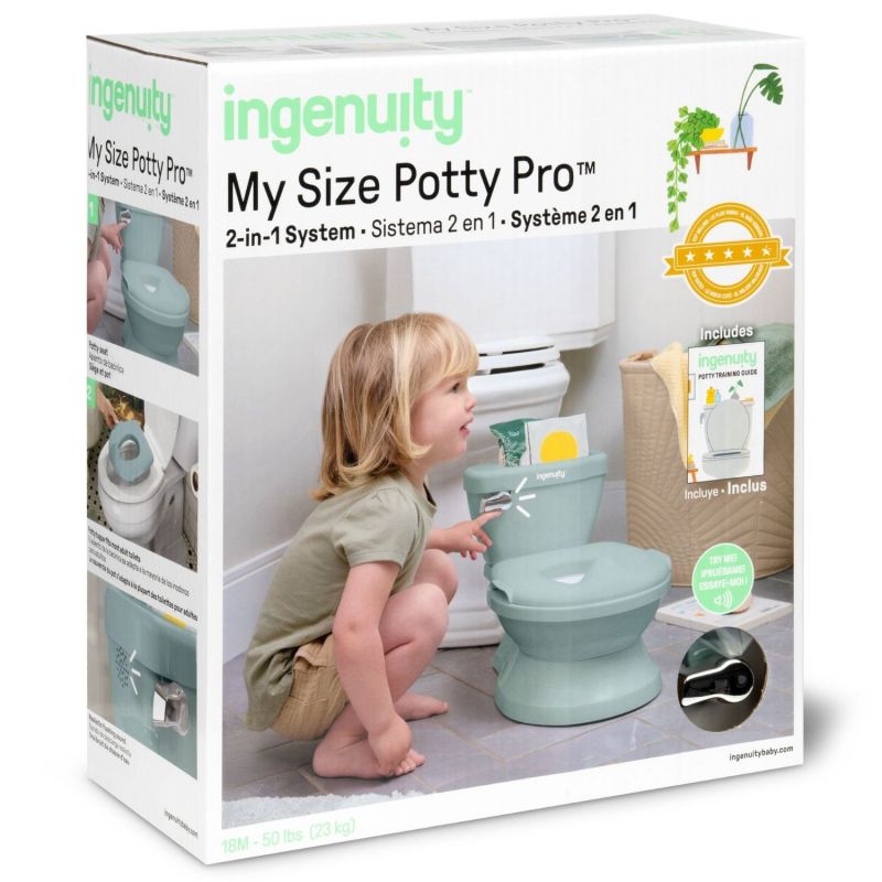 Mini toilette avec réducteur Vert Ingenuity Packaging 8