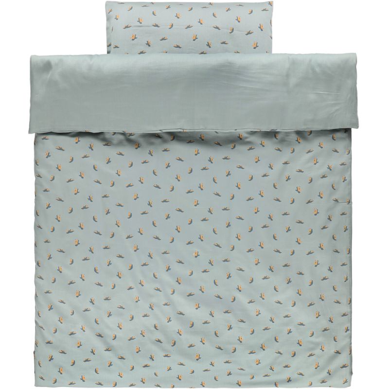 Housse de couette + taie d'oreiller Peppy Penguins (100 x 140 cm) Trixie Produit 1 grande taille