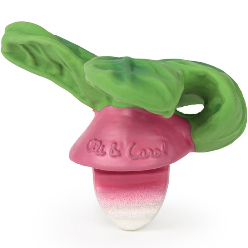 Mini jouet de dentition en latex Ramonita le radis Chewy to go Oli & Carol