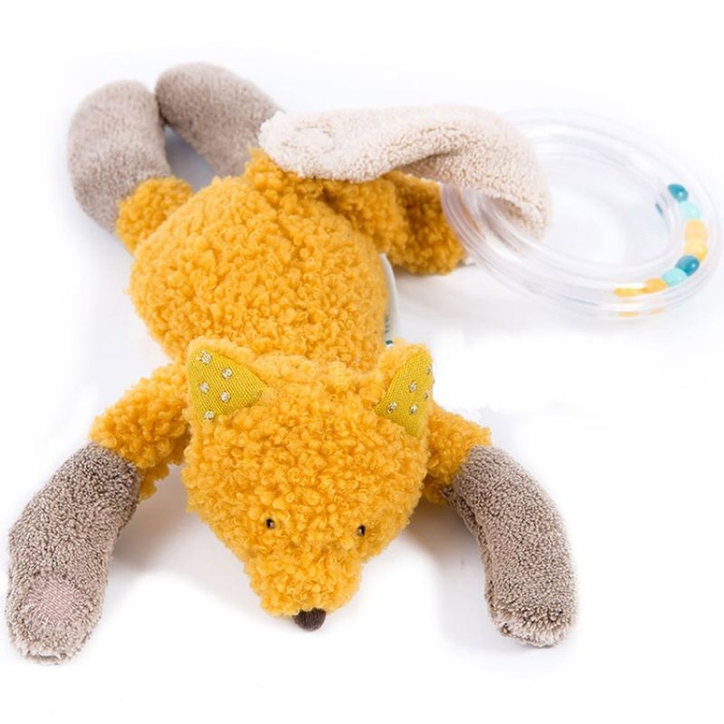 Hochet anneau renard Chaussette Le voyage d'Olga Moulin Roty