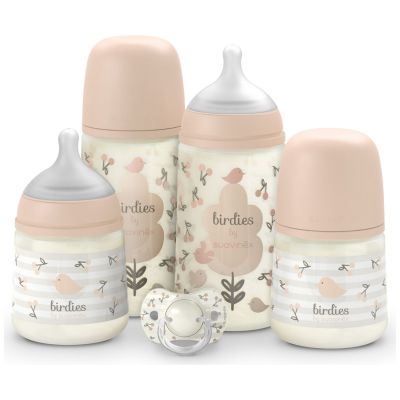 Coffret nouveau né Birdies Rose Suavinex