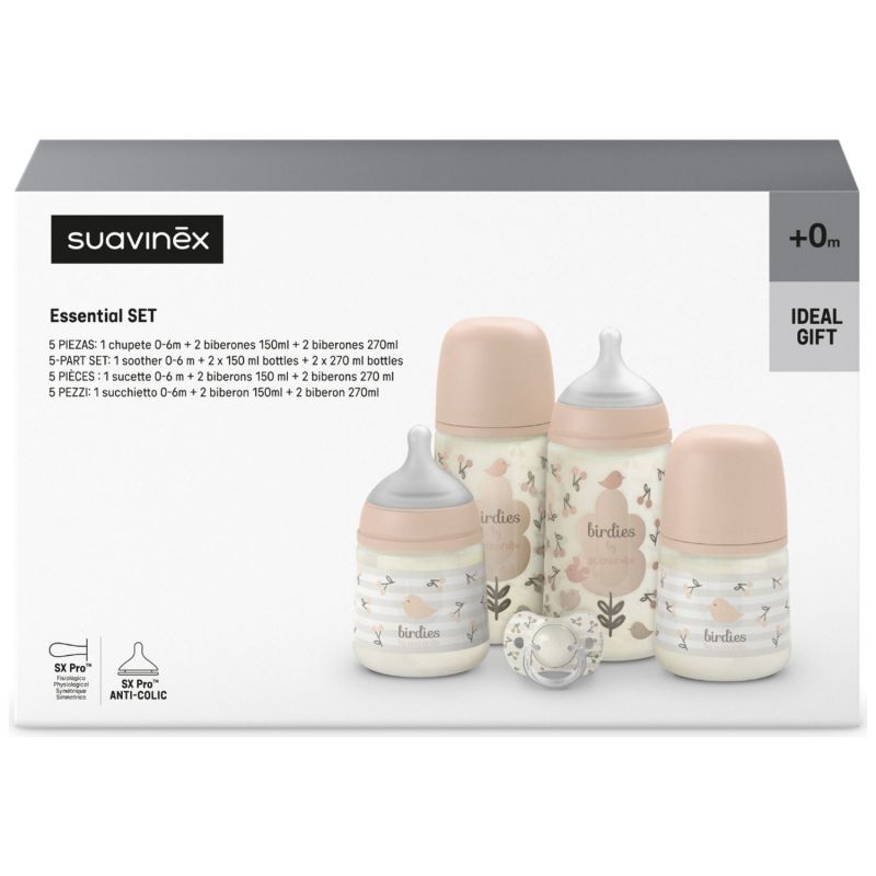 Coffret nouveau né Birdies Rose Suavinex Packaging 8