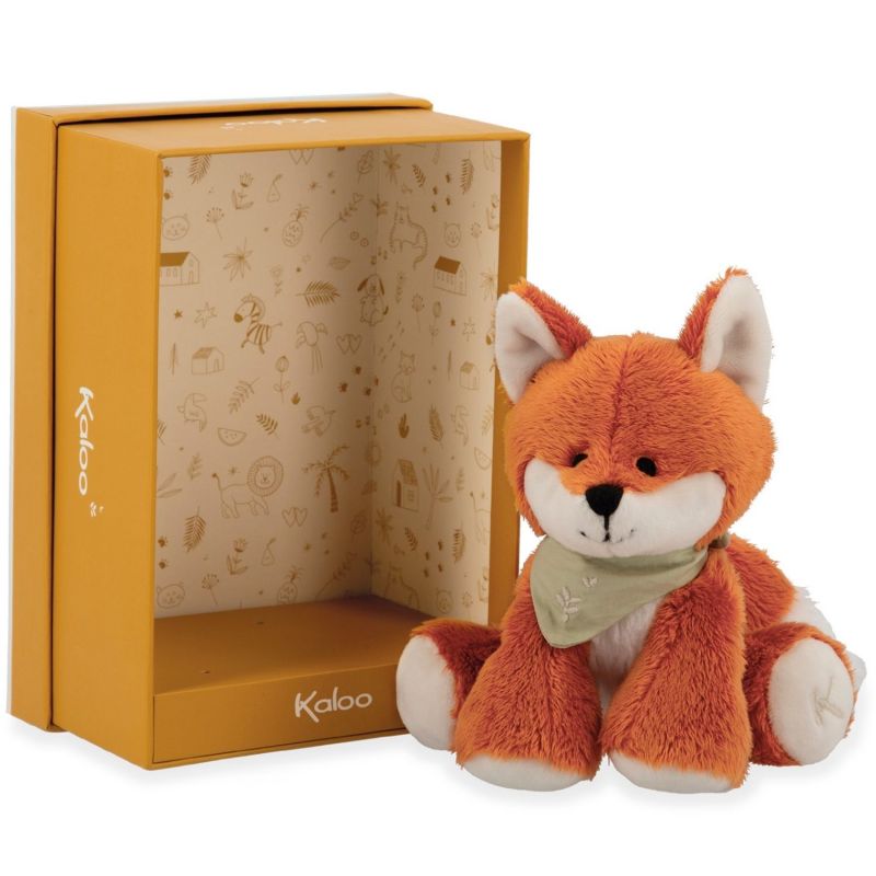 Peluche renard Paprika Les amis (13 cm) Kaloo Packaging 2