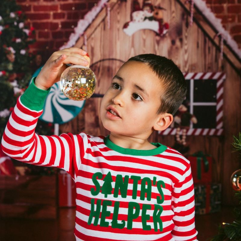 Image d'ambiance de présentation du produit Lot de 3 boules de Noël sensorielles Christmas - Petit Boum