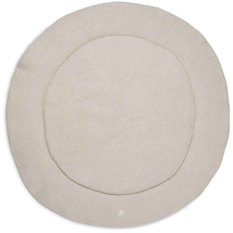 Tapis de jeu rond Basic Knit Nougat (95 cm) Jollein Produit 1 grande taille