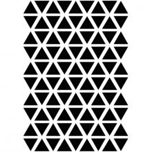 Stickers triangles noirs (29,7 x 42 cm)  par Lilipinso