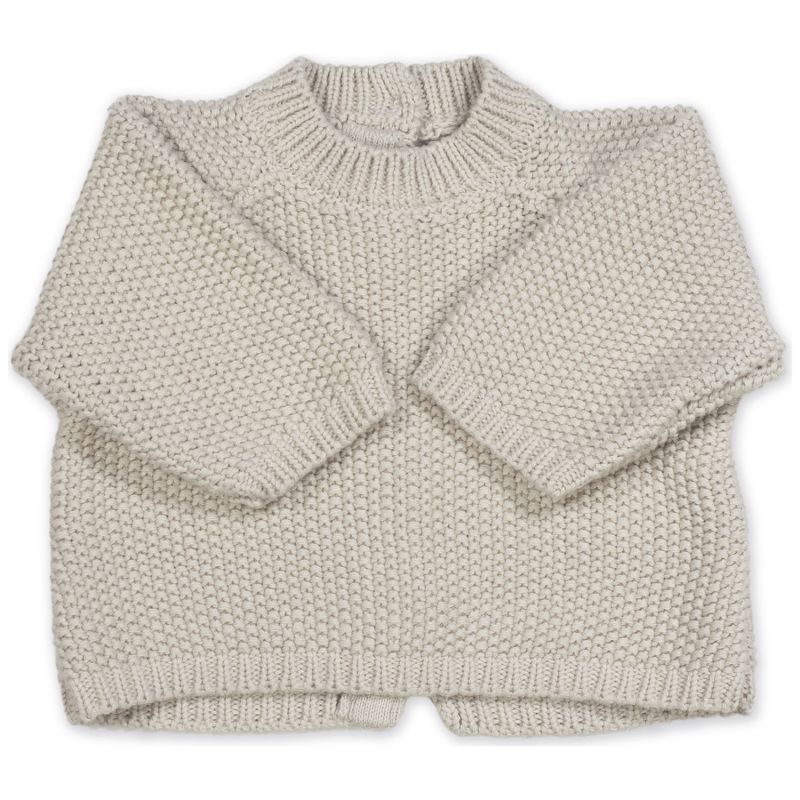 Ensemble 3 pièces en tricot beige (0-1 mois) Pasito a pasito Produit 4