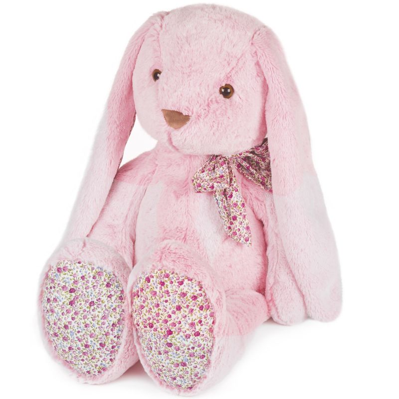 Peluche lapin Copains câlins rose (70 cm) Histoire d'Ours