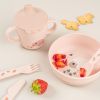 Tasse d'apprentissage Foodie Tiny farm Rose  par Done by Deer