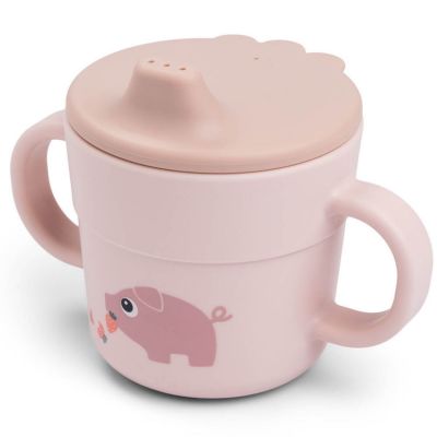 Tasse d'apprentissage Foodie Tiny farm Rose  par Done by Deer