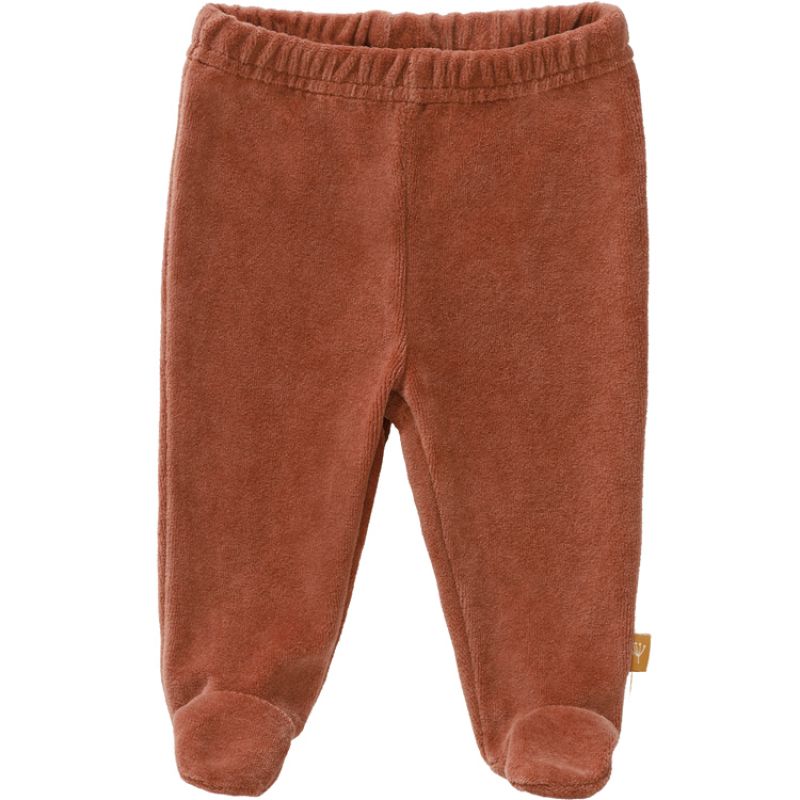 Pantalon de pyjama en velours bio Copper (0-3 mois : 50 à 60 cm) Fresk