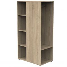 Armoire ouverte Up chêne doré - Baby Price