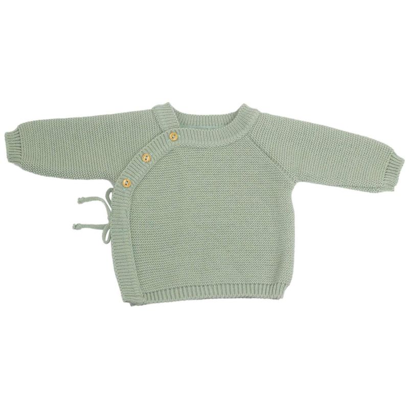 Brassière en maille Vert Olive (0-1 mois) Trois Kilos Sept Produit 3