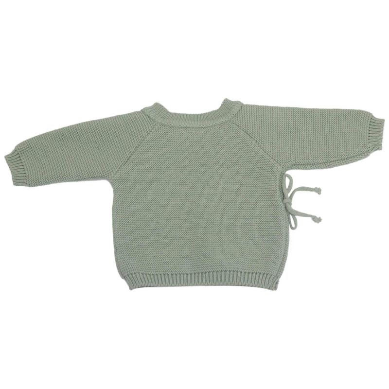 Brassière en maille Vert Olive (0-1 mois) Trois Kilos Sept Produit 4