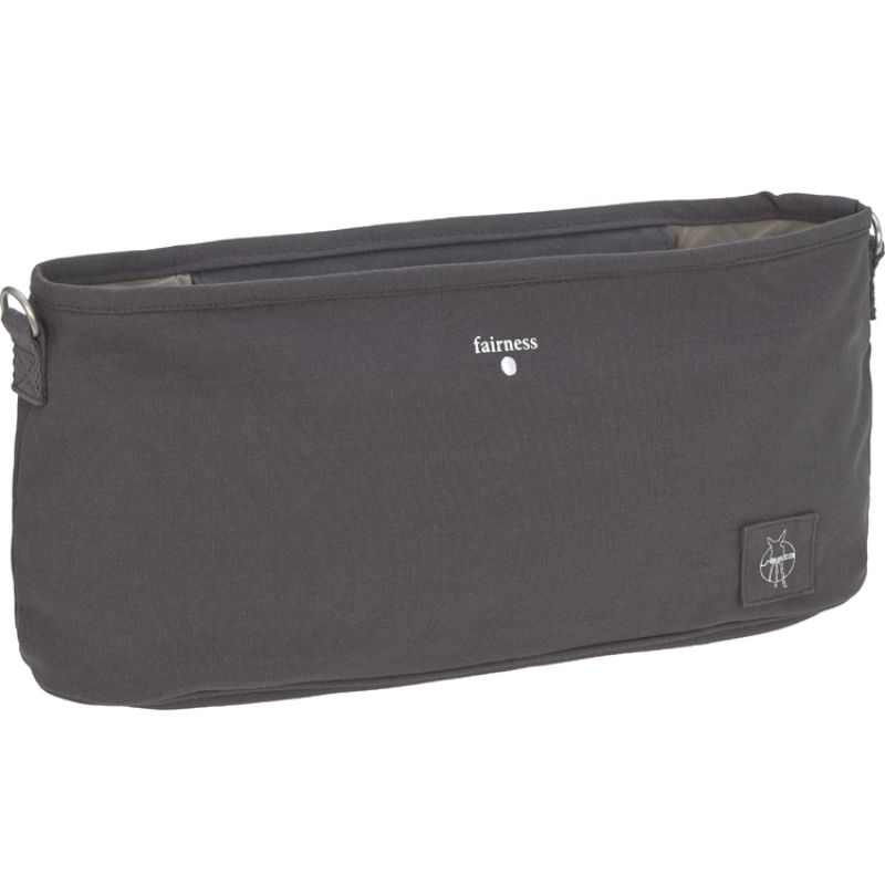 Organiseur de poussette Green Label Buggy en coton bio anthracite Lässig