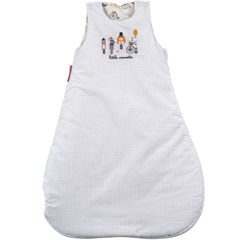 Gigoteuse chaude en coton bio Lucien TOG 2,5 (70 cm) Little Crevette