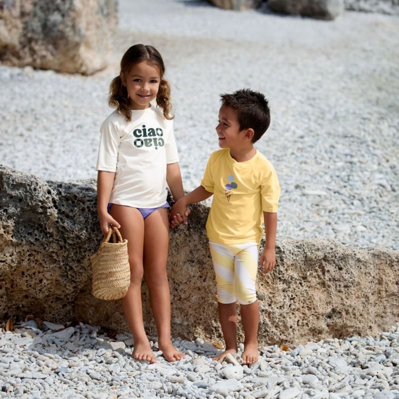 T-shirt anti-UV manches courtes Ice Cream jaune pâle (19-24 mois) Lässig Ambiance 5
