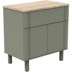 Commode 2 portes Eleonore kaki - Sauthon mobilier