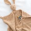 Doudou Bunny Naturel en mousseline de coton (40 x 40 cm)  par Bemini