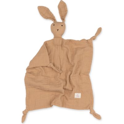 Doudou Bunny Naturel en mousseline de coton (40 x 40 cm)