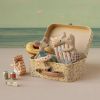 Souris de plage sur son matelas Papa Fleurs Maileg Ambiance 4