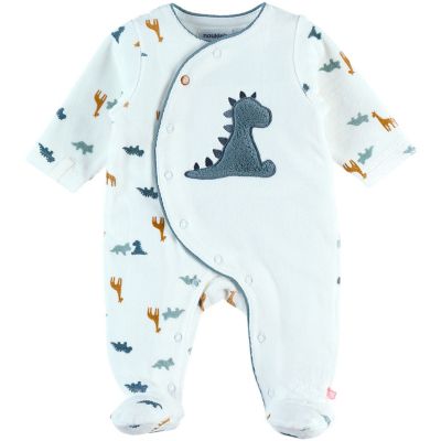 Pyjama chaud Tiga, Stegi & Ops en velours (6 mois)  par Noukie's