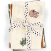 Lot de 5 débarbouillettes en tissu See friends Multicolore (30 x 30 cm)  par Done by Deer