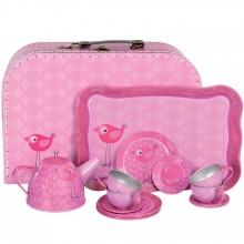 Service à thé rose avec sa valise  par Egmont Toys