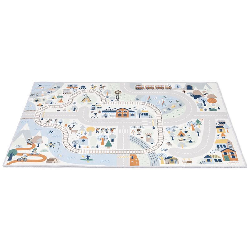 Tapis de jeu Cross Roads La Vallée Blanche (120 x 78 cm) Janod Produit 3