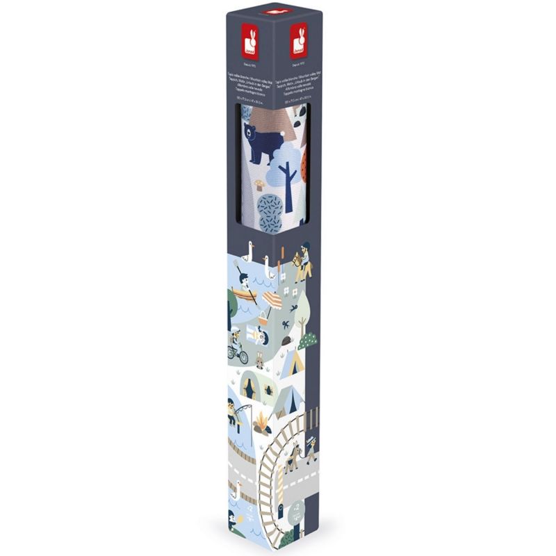 Tapis de jeu Cross Roads La Vallée Blanche (120 x 78 cm) Janod Packaging 6