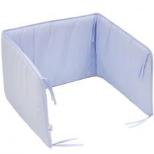 Tour de lit Liso E bleu (pour lit 60 x 120 cm ou 70 x 140 cm)  par Cambrass