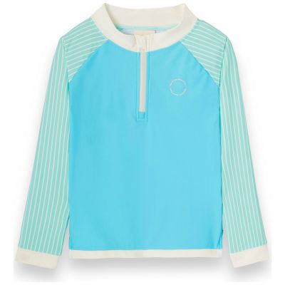 Tee-shirt anti-UV Bleu Rayures (2-4 ans)