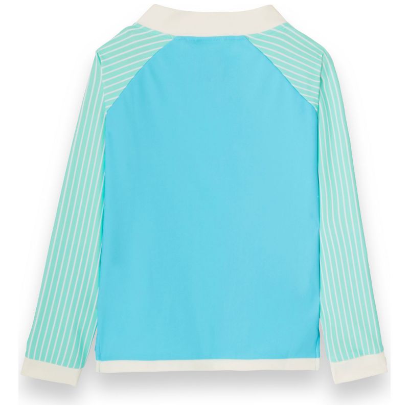 Tee-shirt anti-UV Bleu Rayures (2-4 ans) KI et LA Produit 3