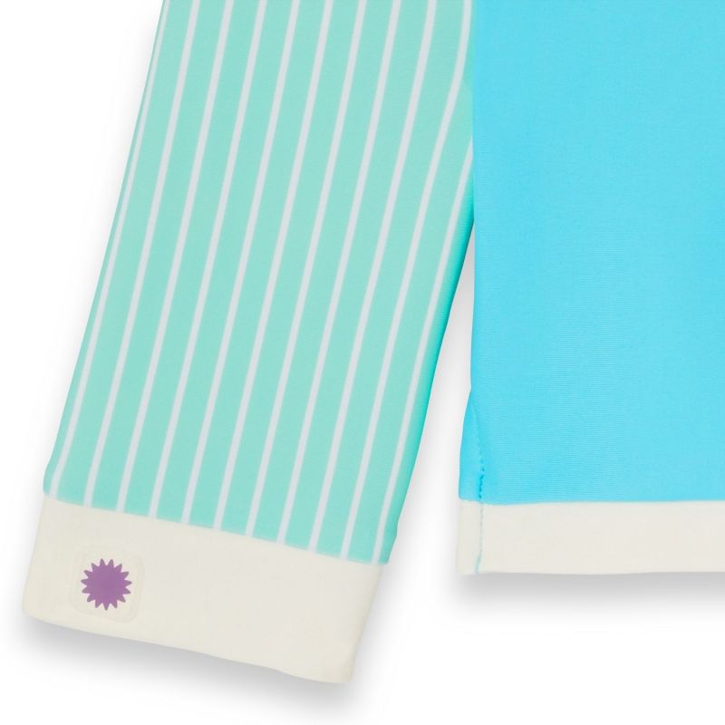 Tee-shirt anti-UV Bleu Rayures (2-4 ans) KI et LA Produit 5