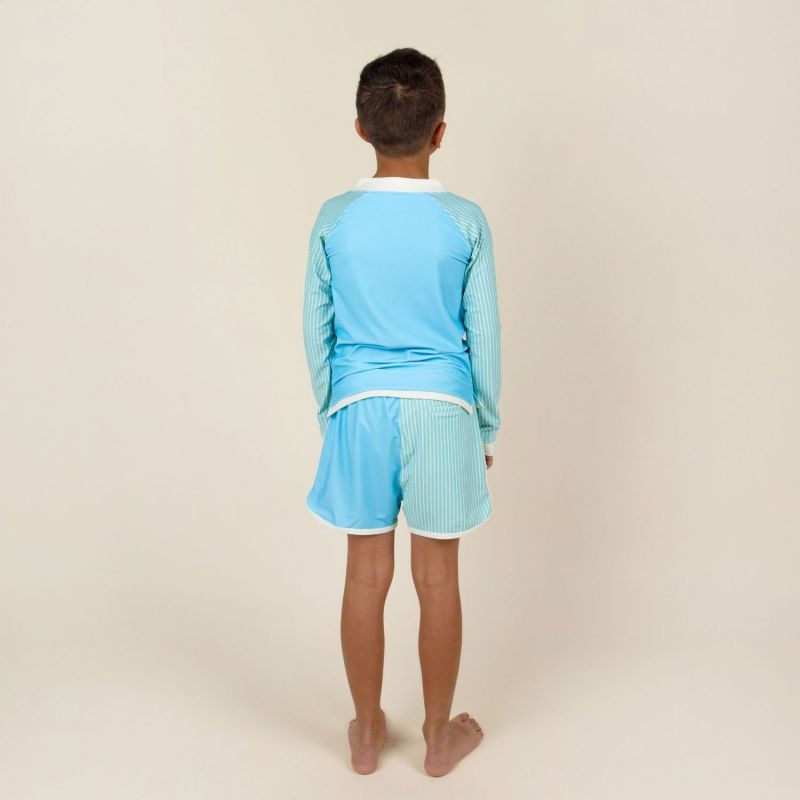 Tee-shirt anti-UV Bleu Rayures (2-4 ans) KI et LA Ambiance 7