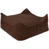 Pouf Ottoman Square Warm Hazel molletonné Wigiwama Produit 1